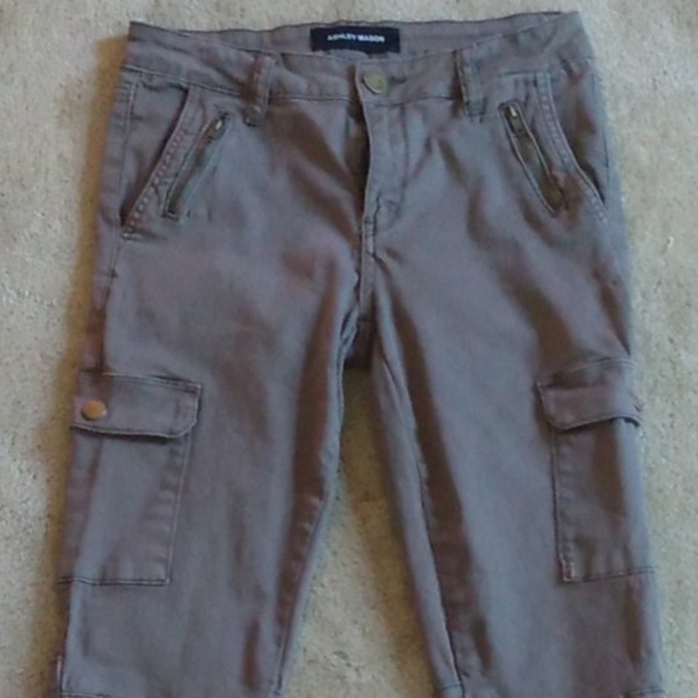 Skinny Fit Cargo Styled Jeans